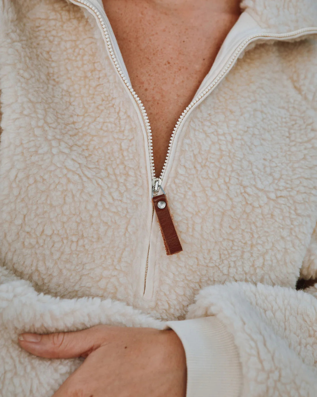 SWEAT MOUMOUTE IDA-CARAMEL ECRU