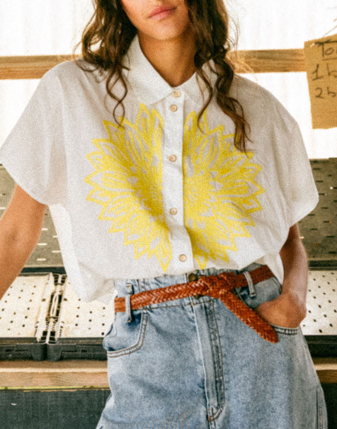 CHEMISE CINZIA HAND - ECRU