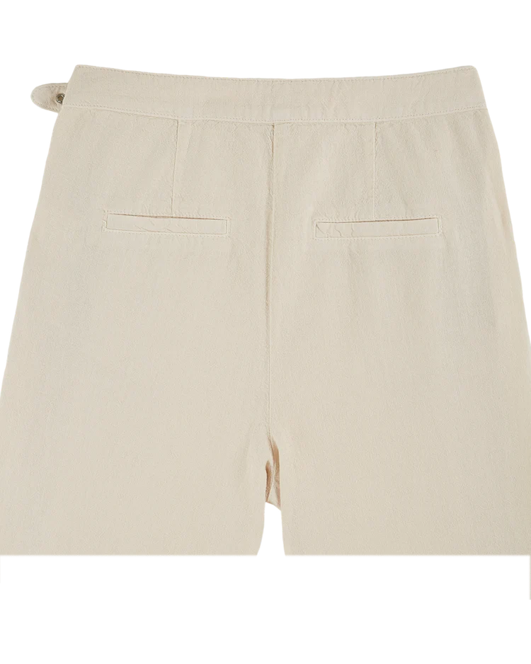 PANTALON CEINTURE IDA-BOLIDE CREME
