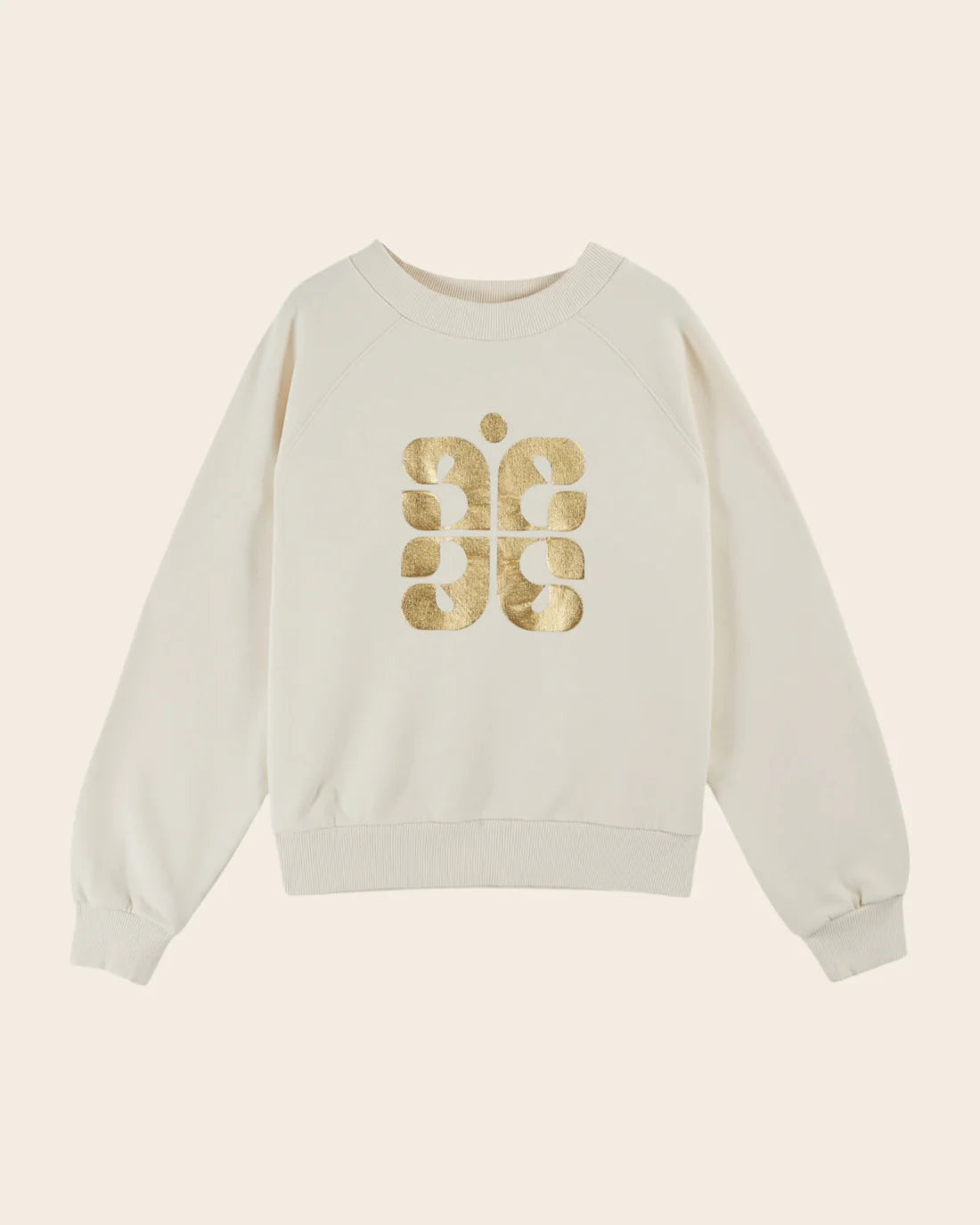 SWEAT SIGLE IDA-CARL CREME