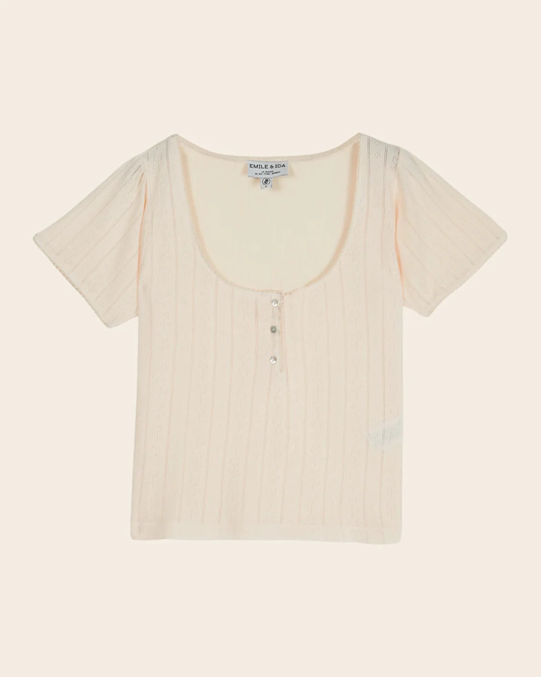 TEE SHIRT MODAL IDA-DONA CREME