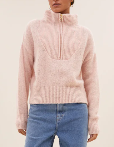 boxy beau pullover 359 light pink