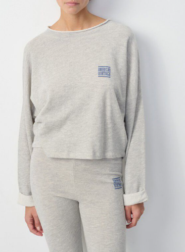 SWEAT ZOFBAY HEATHER GREY GRISCH