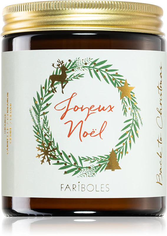 BOUGIE CHRISTMAS JOYEUX NOEL 140G