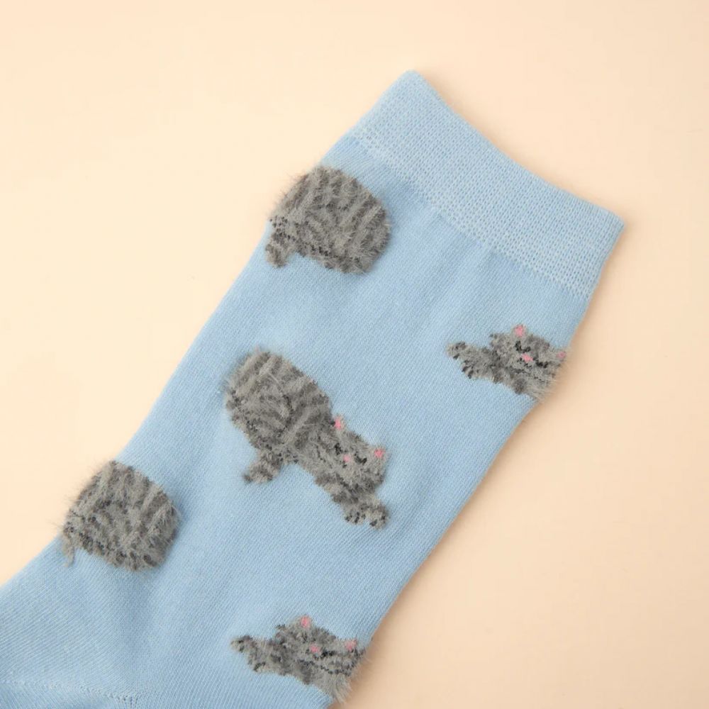 Chaussettes chat tigré
