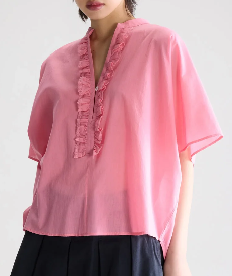 BLOUSE DAHLIA R0747 GERANIUM-R0747