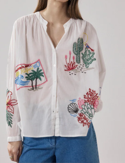 CHEMISE-CIELO BFCT551-01 ECRU