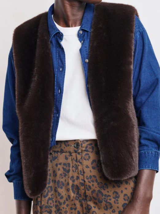 GILET VOBBY COL 02 CHOCOLATE