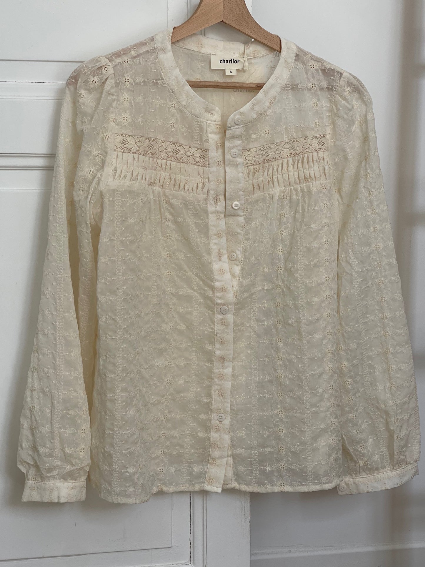 CHEMISE 521081 BRODERIE ECRU