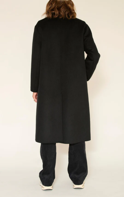 MANTEAU MEXI BLACK