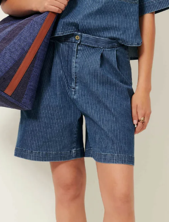 SHORT SANTA PORT-Regate Blue
