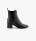 BOOTS ESME CUIR LISSE NOIR
