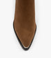 BOOTS MARYLOU CUIR VELOURS TAUPE