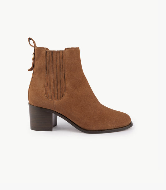 BOOTS CECILIA VELOURS MARRON