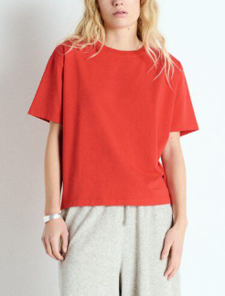 T-SHIRT MC FIZVALLEY FRAISE VINTAGE