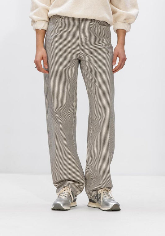 Lew Stripe Pants Blue Milky Stripe