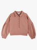 SWEATSHIRT COL POLO IDA-CANNIE  DRAGEE