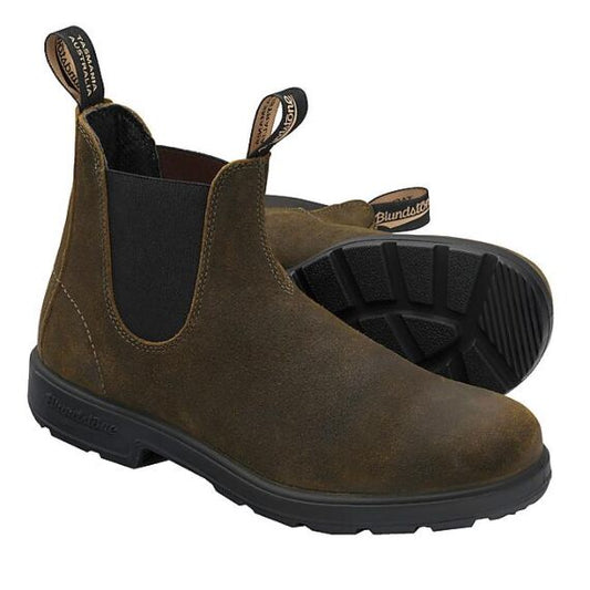 Original Classic Chelsea Boots #1615 Waxed Suede / Dark Olive