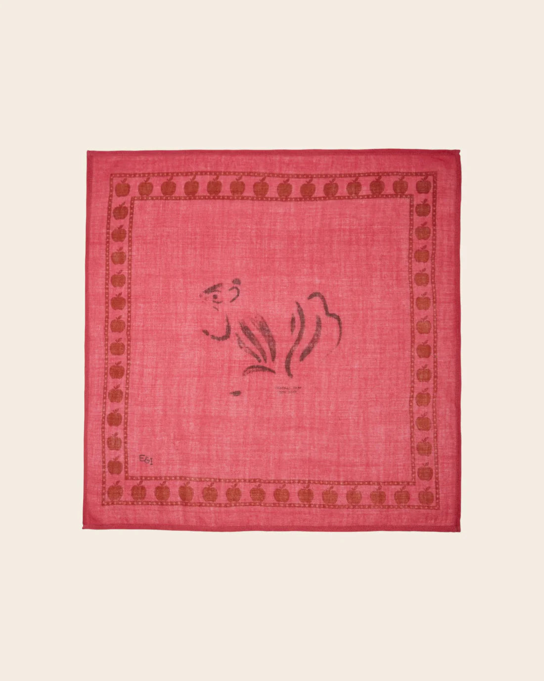 FOULARD 50X50 AC-FOULARD4  SQUIRREL