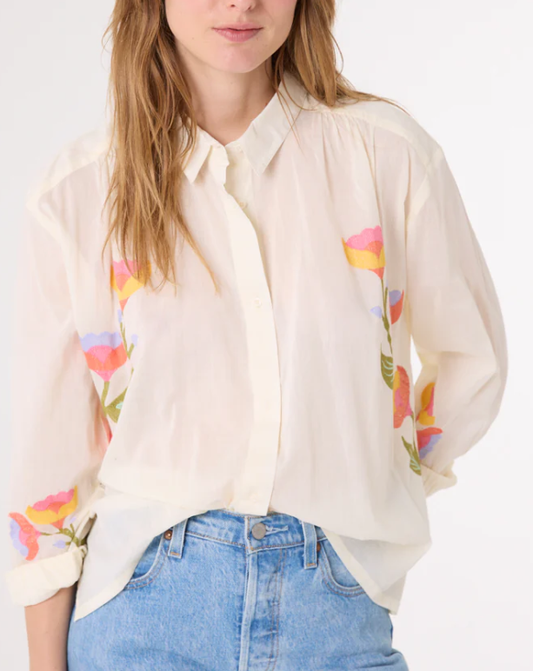 CHEMISE BRODEE ALI / GARDEN MULTICO