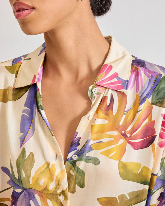 ROBE RUNE 01 RAW WHITE & MULTICOLOR