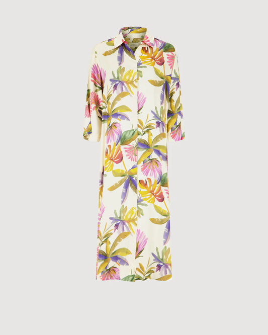 ROBE RUNE 01 RAW WHITE & MULTICOLOR
