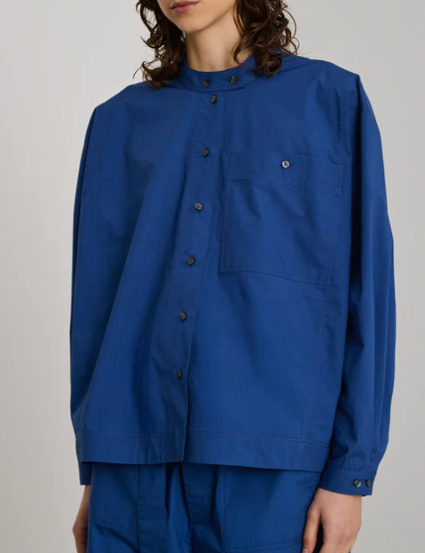 BLOUSE CHYPRE BLEU ROI