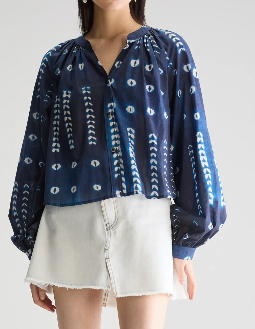 BLOUSE TONKA COMBO A- F2493