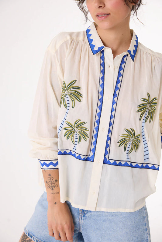 CHEMISE BRODEE ALI / JUNGLE MULTICO