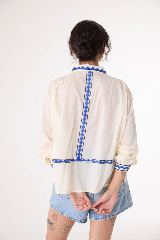 CHEMISE BRODEE ALI / JUNGLE MULTICO