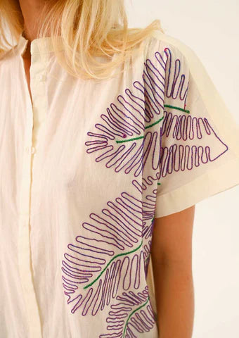 BLOUSE BRODÉE MAYA / TARO