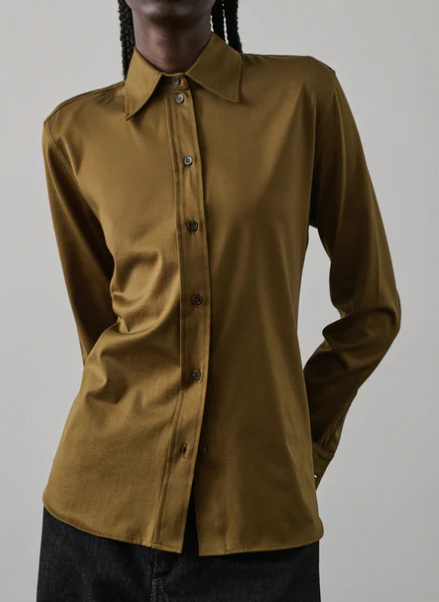 CHEMISE FAUST KAKI BRONZE