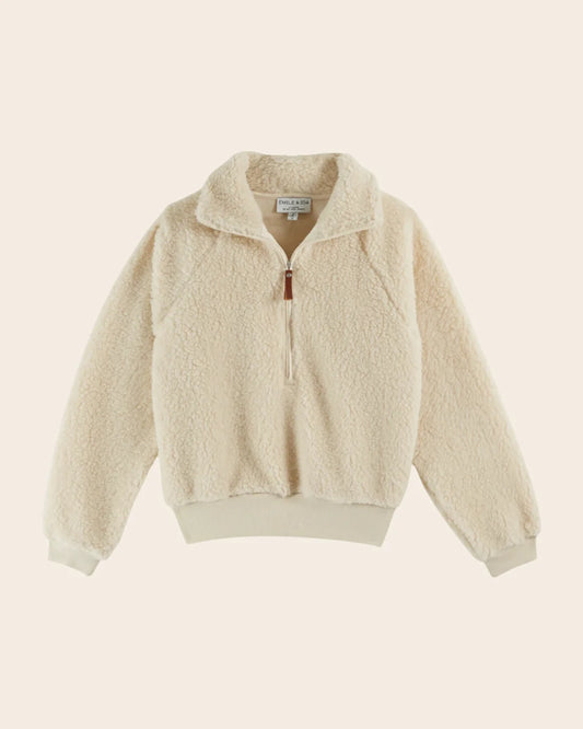 SWEAT MOUMOUTE IDA-CARAMEL  ECRU