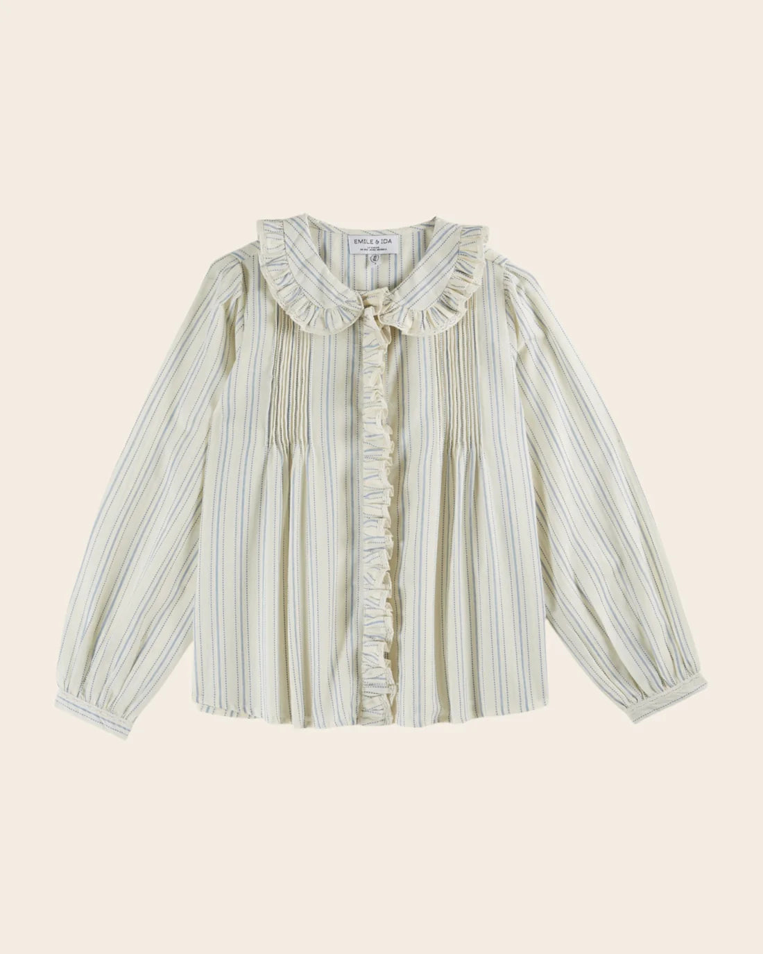 BLOUSE RAYURE VOLANTEE IDA-CYRIELLE  RAYURE