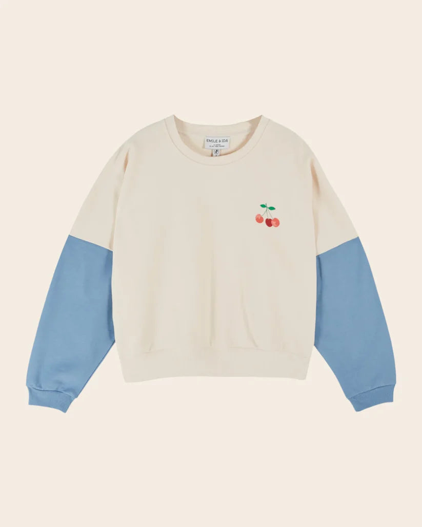 SWEAT IMPRIME IDA-DICE CREME