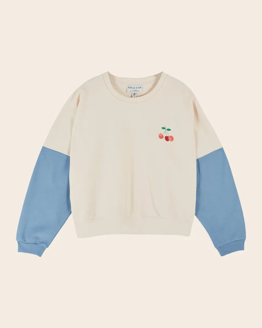 SWEAT IMPRIME IDA-DICE CREME