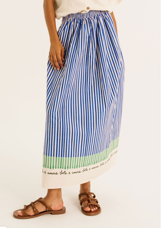 JUPE CHRISTIE AMORE - BLUE