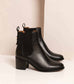 BOOTS GERALDINE CUIR NOIR