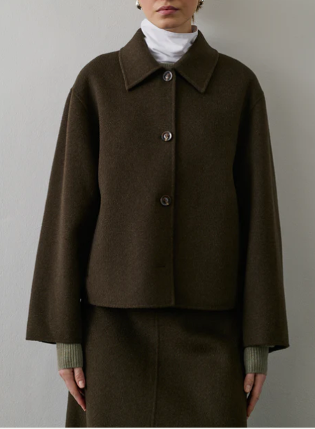 MANTEAU GYODA KAKI BRUN