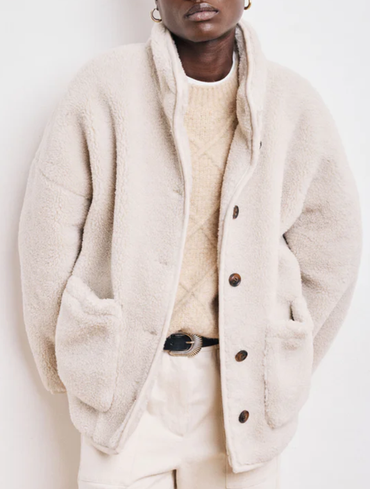 MANTEAU VANILLE COL 01 NATURAL