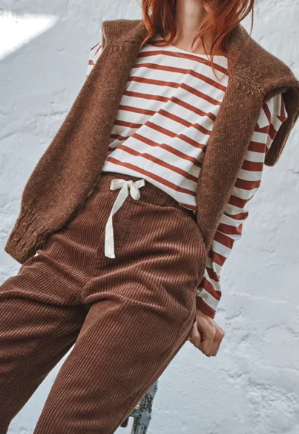 MARINIERE IDA-CYBELE ECRU/BRIQUE