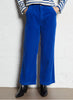 PANTALON DROIT VELOURS IDA-CANELLE  ROYAL