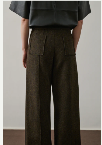 PANTALON HARRY KAKI/NOIR