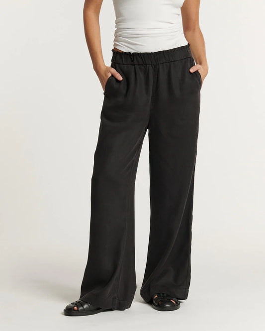 PANTS NAPA TENCEL NOIR