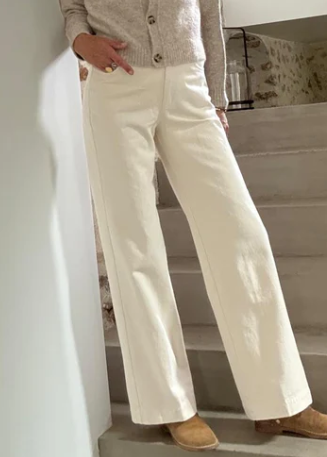 PANTALON PILOTE COL 01 RAW WHITE