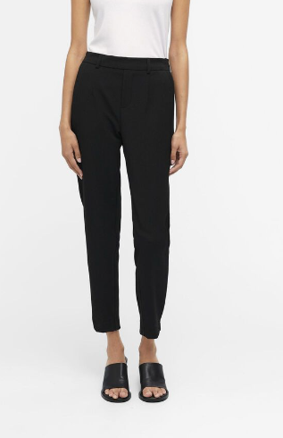 PANTALON OBJLISA SLIM BLACK