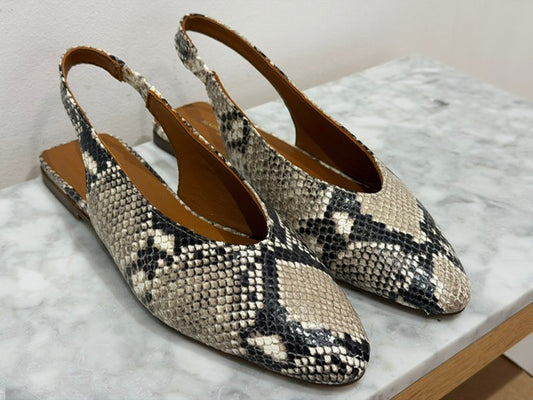 BALLERINES MARIANA PYTHON BEIGE