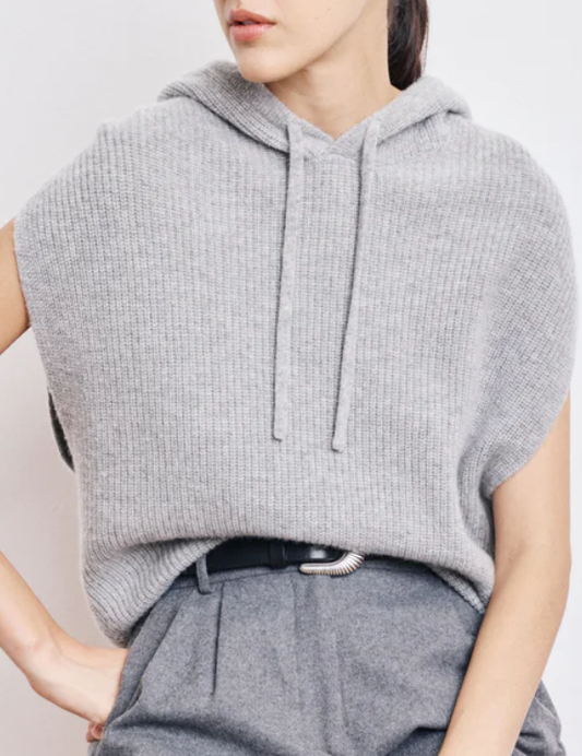 PULL MACAO HOODY COL 04 HEATHER GREY