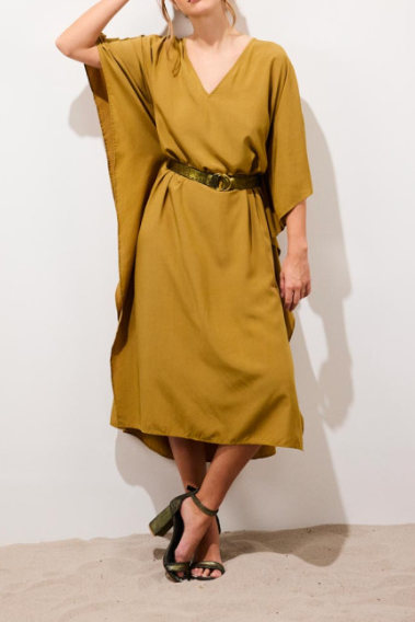 CHARLOTTE LONG DRESS RHUM