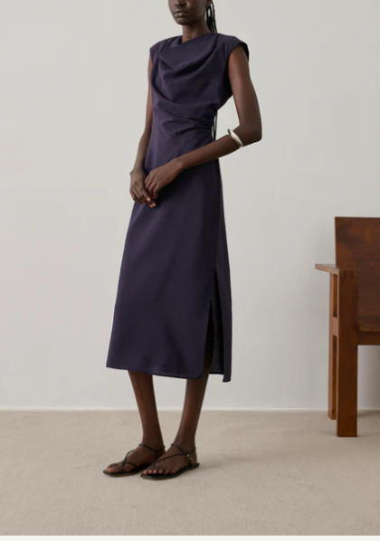 ROBE EUGENIE VIOLET FONCE